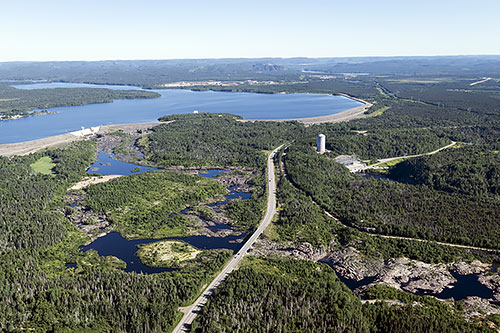 La centrale Outarde-2, sur la Côte-Nord. Crédit : Hydro-Québec
