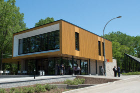 Pavillon d'accueil du parcours Gouin - Photo de la Ville de Montréal