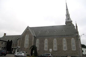 Église Saint-François-de-Sales vue de côté - Photo du Conseil du patrimoine religieux du Québec