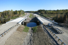 Travaux sur l'Autoroute 70 - Photo du MTQ