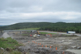 Travaux sur la route 185 - Photo du MTQ