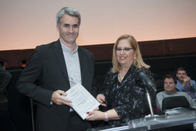 Jean-François Julien et Hellen Christodoulou, directrice régionale Québec - ICCA - Photo de ICCA région du Québec