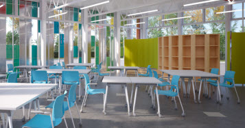 Intérieur de l'école modulable - Photo de Topo Design