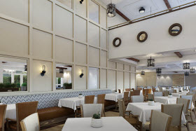 Salle à manger de la résidence Alizéa - Photo d'Illustra Architecture 3D
