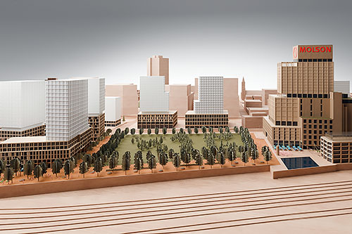 Vision de redéveloppement du Quartier Molson. Crédit : Sid Lee Architecture