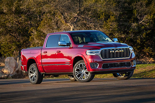 Les camions Ram ont été récemment retouchés. Photo : Stellantis