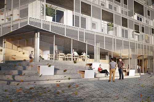 Rose des vents : construire des logements abordables et écoresponsables, c’est possible. Crédit : ADHOC architectes