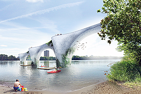 L’union entre Verdun et l’Île-des-Soeurs. - Photo de ADHOC architectes (Jean-François St-Onge, François Martineau, Tania Paula Garza et Pascale Bornais-Lamothe)