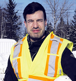 Simon Flamand, chef d’équipe pour Construction de la défense Canada. Photo : Louise Leblanc