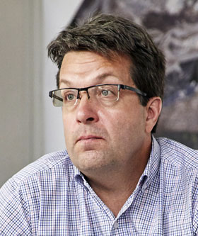 Stéphane Jean, directeur principal des projets de construction et de production de la Société de développement de la Baie-James chez Hydro-Québec. Crédit : Hydro-Québec