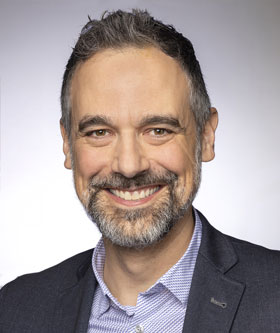 Steve Trinque, coach accompagnateur, École d’Entrepreneurship de Beauce. Photo : Francis Quirion