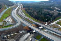 Les travaux de l'autoroute 85 entrent dans leur dernière ligne droite. Crédit : ministère des Transports et de la Mobilité durable
