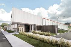 Lévis : rénovation de l’aréna André Lacroix. Crédit : Ville de Lévis