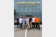 Agrandissement du garage municipal de Beaupré. Crédit : Ville de Beaupré