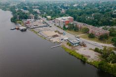 Réaménagement de la berge de l’ancienne marina du Commodore. Crédit : Jonathan Gaudreau