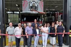 Bromont inaugure sa nouvelle caserne de pompiers. Crédit : Ville de Bromont