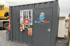 Cool Box : une solution pour atténuer les impacts des canicules sur les chantiers. Crédit :TCI+