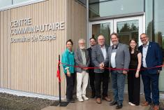 Inauguration du centre communautaire du Domaine de Gaspé. Crédit :Municipalité de Saint-Jean-Port-Joli