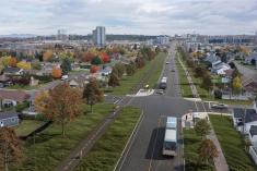 Prolongement du boulevard Étienne-Dallaire. Crédit : Minuit Moins Une