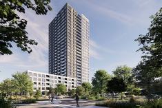 Pointe-Nord arrive à maturité avec la tour Evolo Flex. Crédit : Corporation Proment