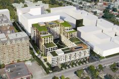 Un projet immobilier de 425 M$ verra le jour dans le quartier Mercier-Hochelaga-Maisonneuve. Crédit : Groupe HD