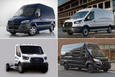 Fourgonnettes et fourgons : des alliés de taille pour les entrepreneurs. Photos : Mercedes-Benz Sprinter, Ram, Ford
