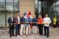 Inauguration d’un complexe résidentiel de 236 logements à Wendake. Crédit : La Nation Wendat / Alliance immobilière Ya’ndiyahta’