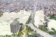 Le secteur Cartier en pleine transformation à Laval. Crédit : Ville de Laval