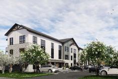 Un projet de 45 logements abordables annoncé à Saint-Lazare. Crédit : SHQ