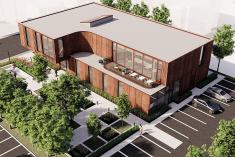 Rivière-du-Loup lance la construction d’un bâtiment administratif. Crédit : Ville de Rivière-du-Loup