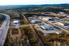 Le parc éco-industriel Jean-Noël-Tessier poursuit son expansion. Crédit : Ville de Baie-Comeau