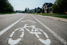 Trois-Rivières : une nouvelle piste cyclable sur la rue Pie-XII. Crédit : Ville de Trois-Rivières