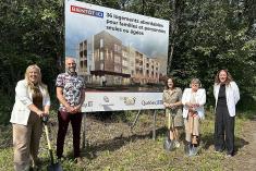 Un projet de 36 logements abordables verra le jour à Cowansville. Crédit : Cabinet de la ministre responsable de l'Habitation