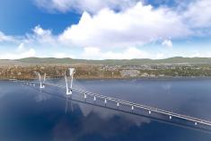 Reconstruction du Pont de l’Île-d’Orléans. Crédit : Ministère des Transports et de la Mobilité durable
