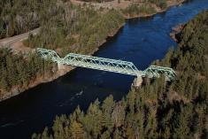 Contrat accordé pour la réparation du pont des Joachims. Crédit : Services publics et Approvisionnement Canada