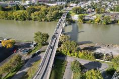 Coup d'envoi aux travaux de réparation du pont Turcotte à Sorel-Tracy. Crédit : ministère des Transports et de la Mobilité durable 