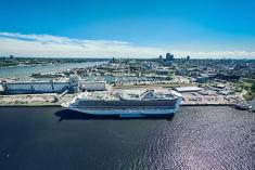 Le Port de Québec poursuit sa modernisation avec deux projets d'électrification. Crédit : Port de Québec