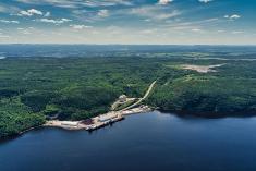 Québec donne le coup d'envoi au projet de zone industrialo-portuaire à Saguenay. Crédit : Port de Saguenay