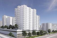 Un projet immobilier multiusage sur le site des Galeries Charlesbourg. Crédit : Trudel