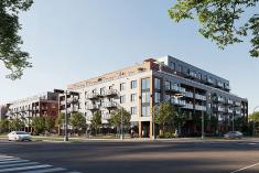 Le Villea occupera un quadrilatère du boulevard Curé-Labelle, à Blainville. Crédit : Archvyz