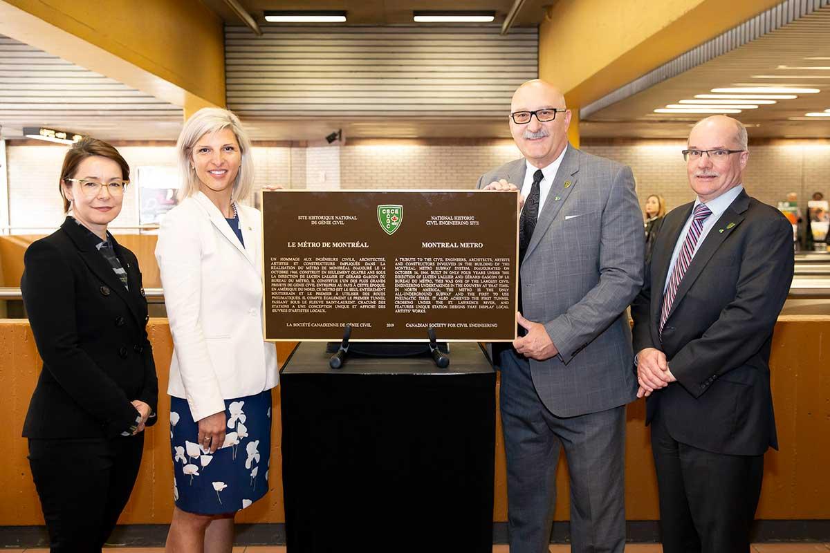 Reconnaissance historique pour le métro de Montréal