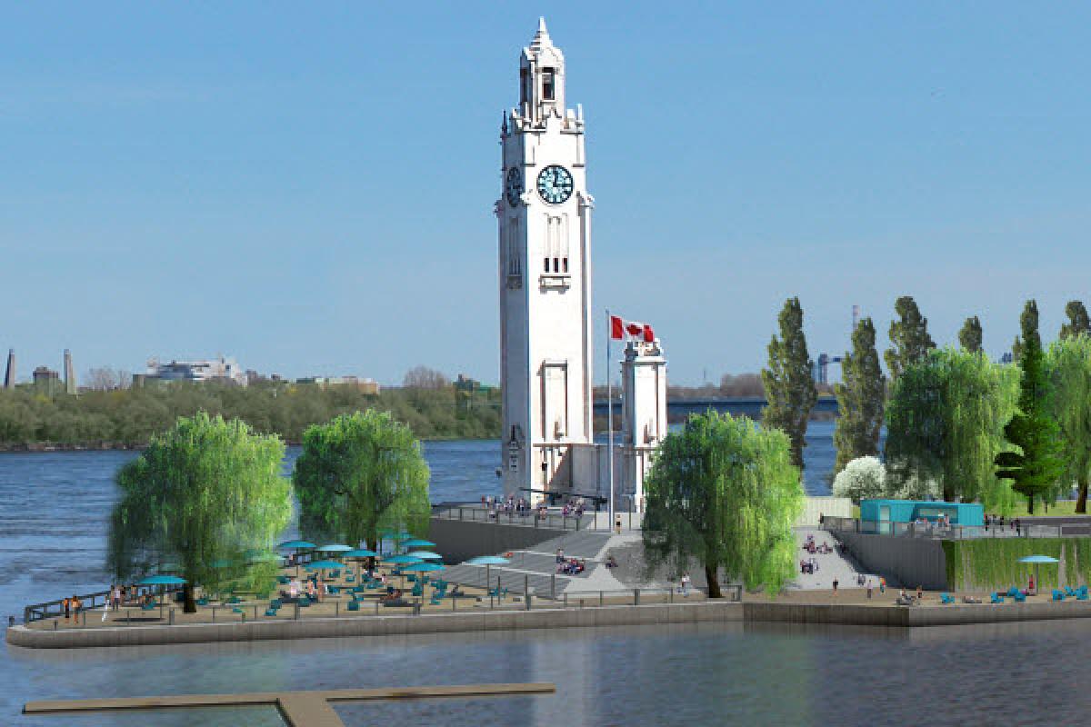 L’aménagement de la Plage de l'Horloge complété à la mi-juin