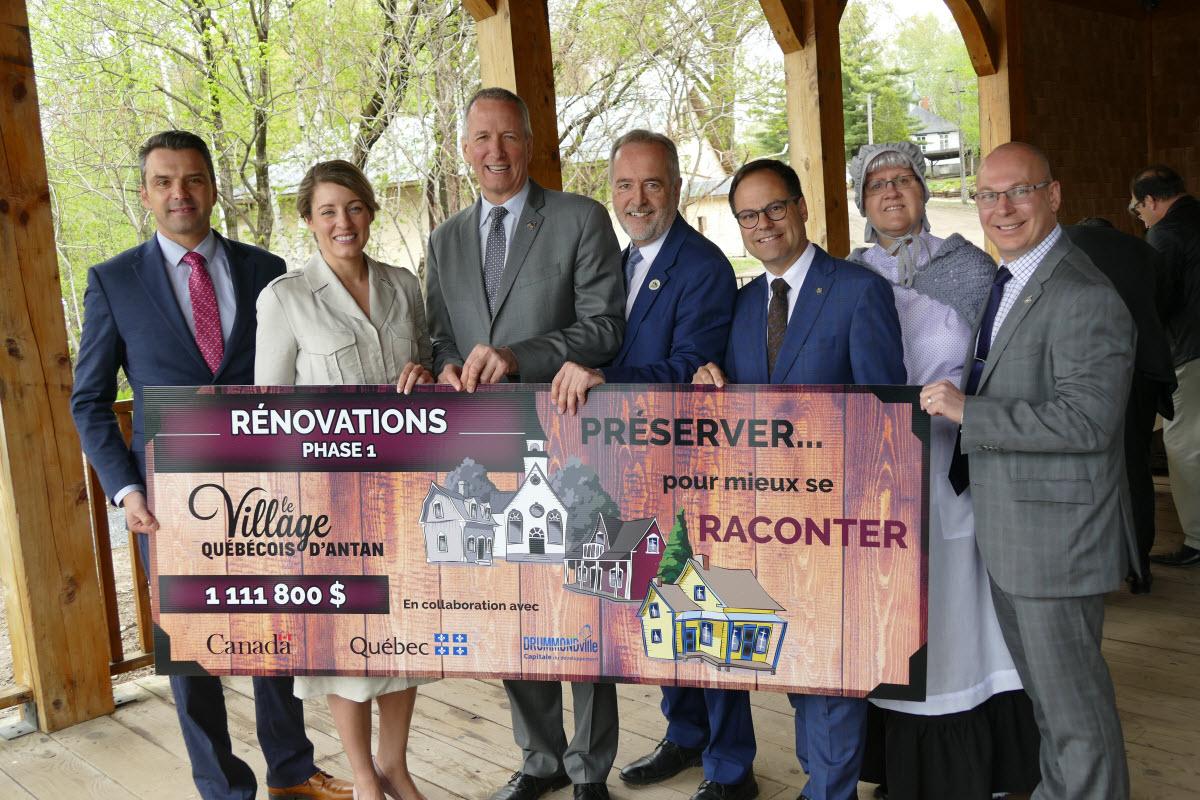 Travaux au Village québécois d’antan