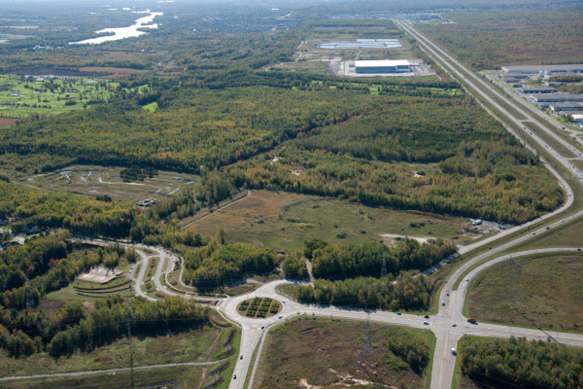 Urbanova s’étendra sur 1 220 hectares, dans le secteur de la Côte Terrebonne.