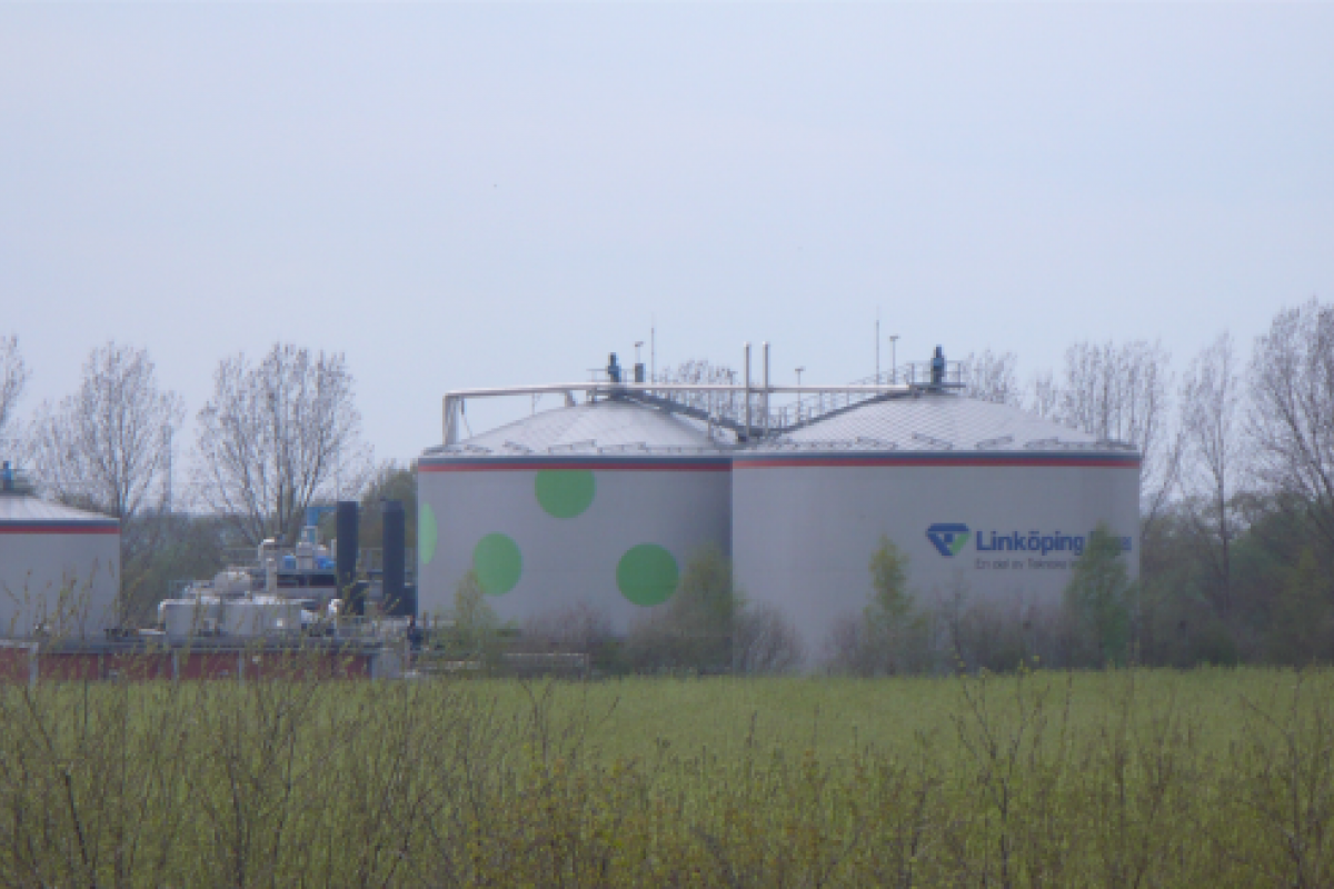 Exemple d'une usine de biométhanisation en Suède