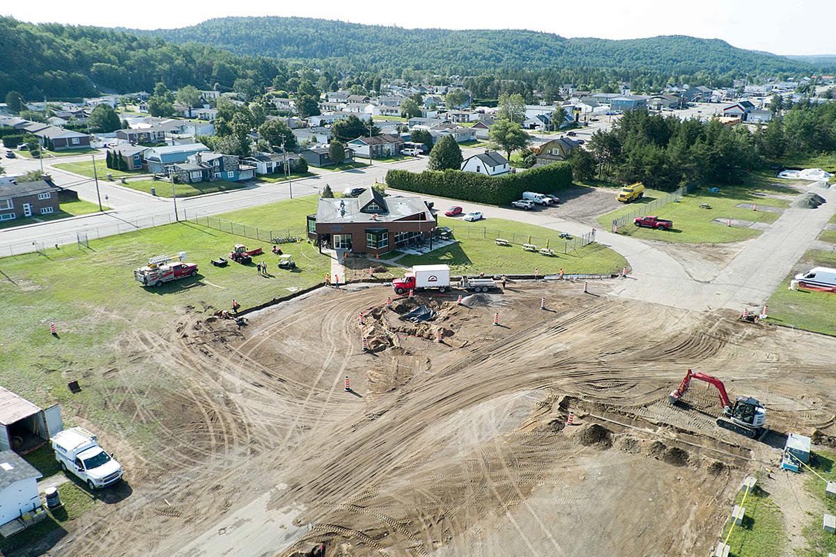 Une nouvelle piste pour l’aéroport de La Tuque. Crédit : Ville de La Tuque