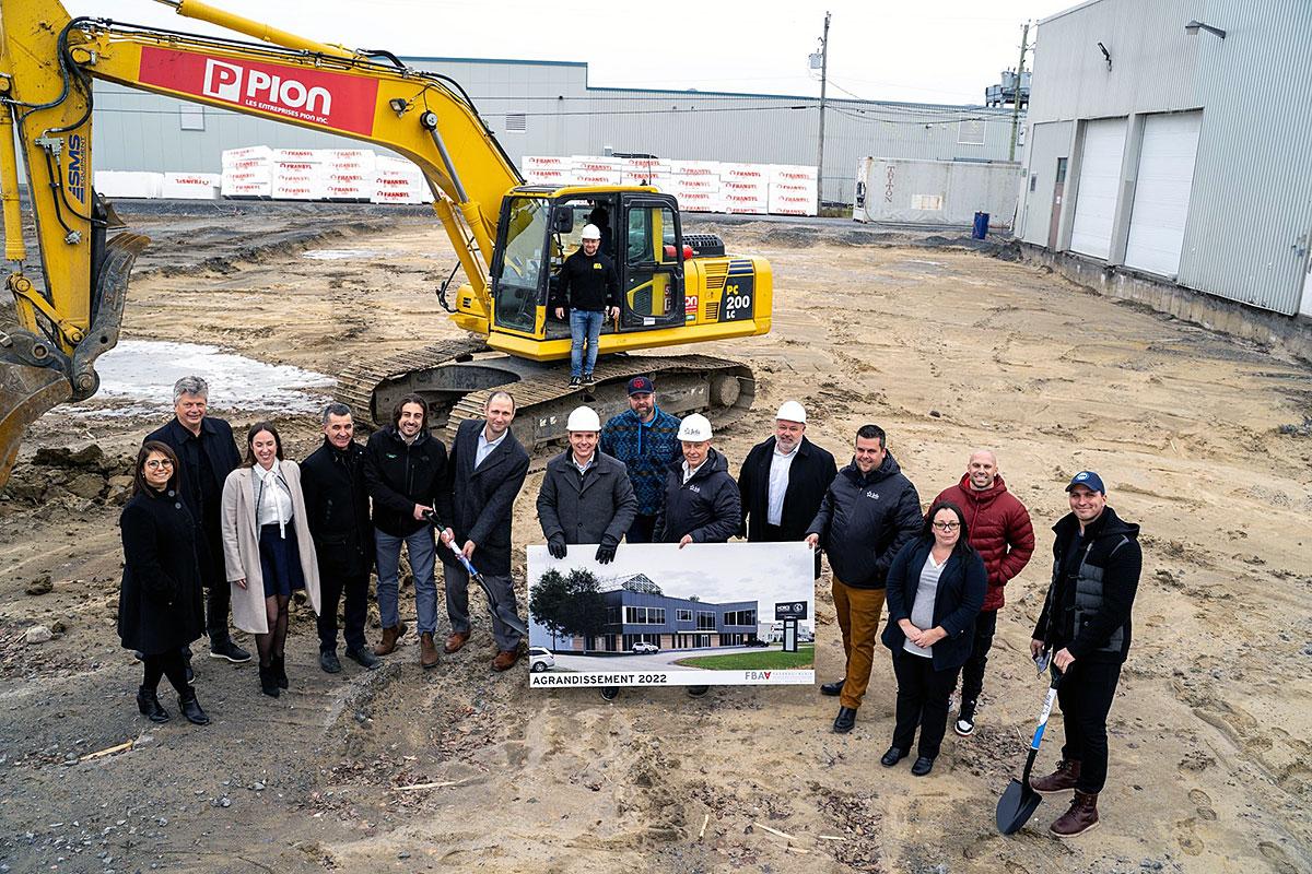 La Station Agro-Biotech agrandit ses installations de Saint-Hyacinthe. Crédit : Station Agro-Biotech.