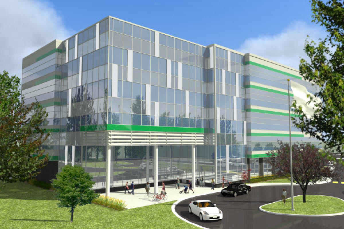 Le centre de santé de la Fondation Anna-Laberge en chantier