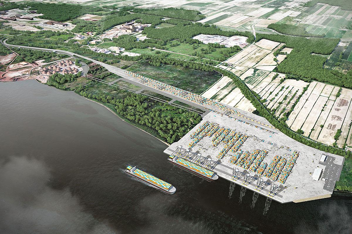 Maquette du projet - Image fournie par l'Administration portuaire de Montréal