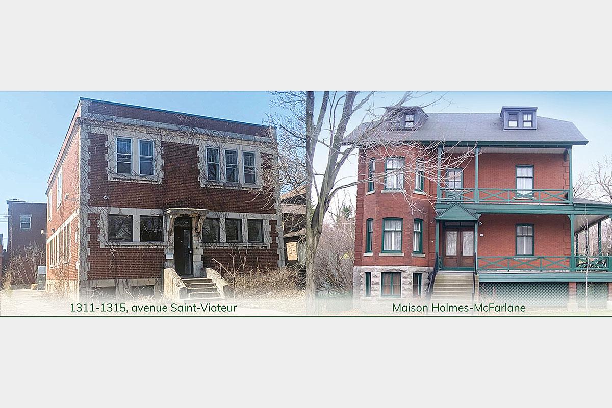 Outremont lance un appel d'intérêt pour la requalification de deux immeubles patrimoniaux. Crédit : Arrondissement d'Outremont